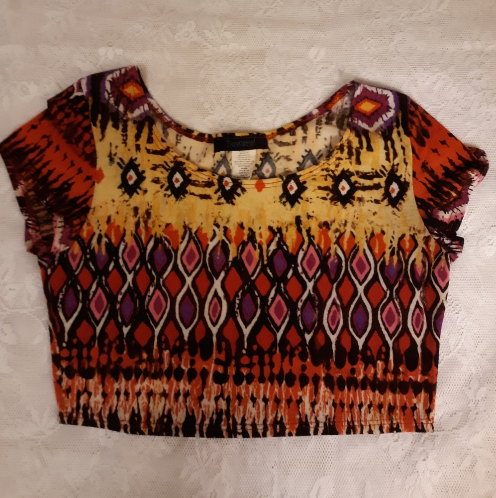 Colorful Crop Top - Picture 3 of 5